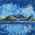 Allison Pilling Table Mountain Blue Limited Edition Canvas Print