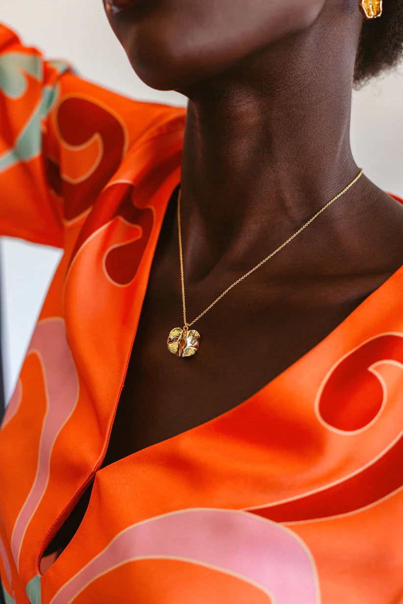 Medium Bushwillow pendant - Gold