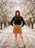 Corduroy Mini Skirt