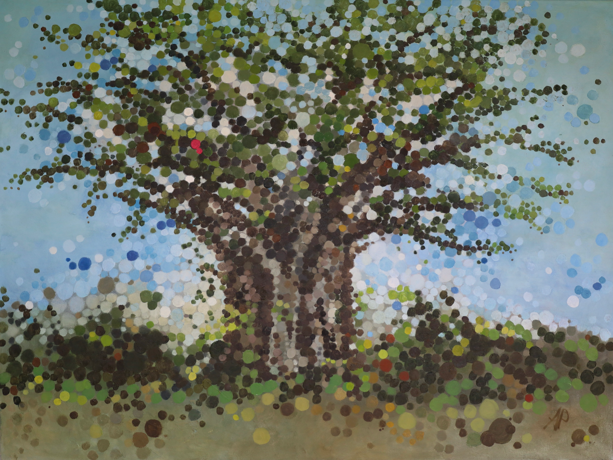 Allison Pilling Original Oil Painting - One Last Bloom