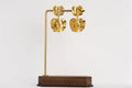 Bushwillow Duo stud with Large Bushwillow drop - Gold