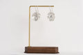 Large Bushwillow drop on hook - Platinum