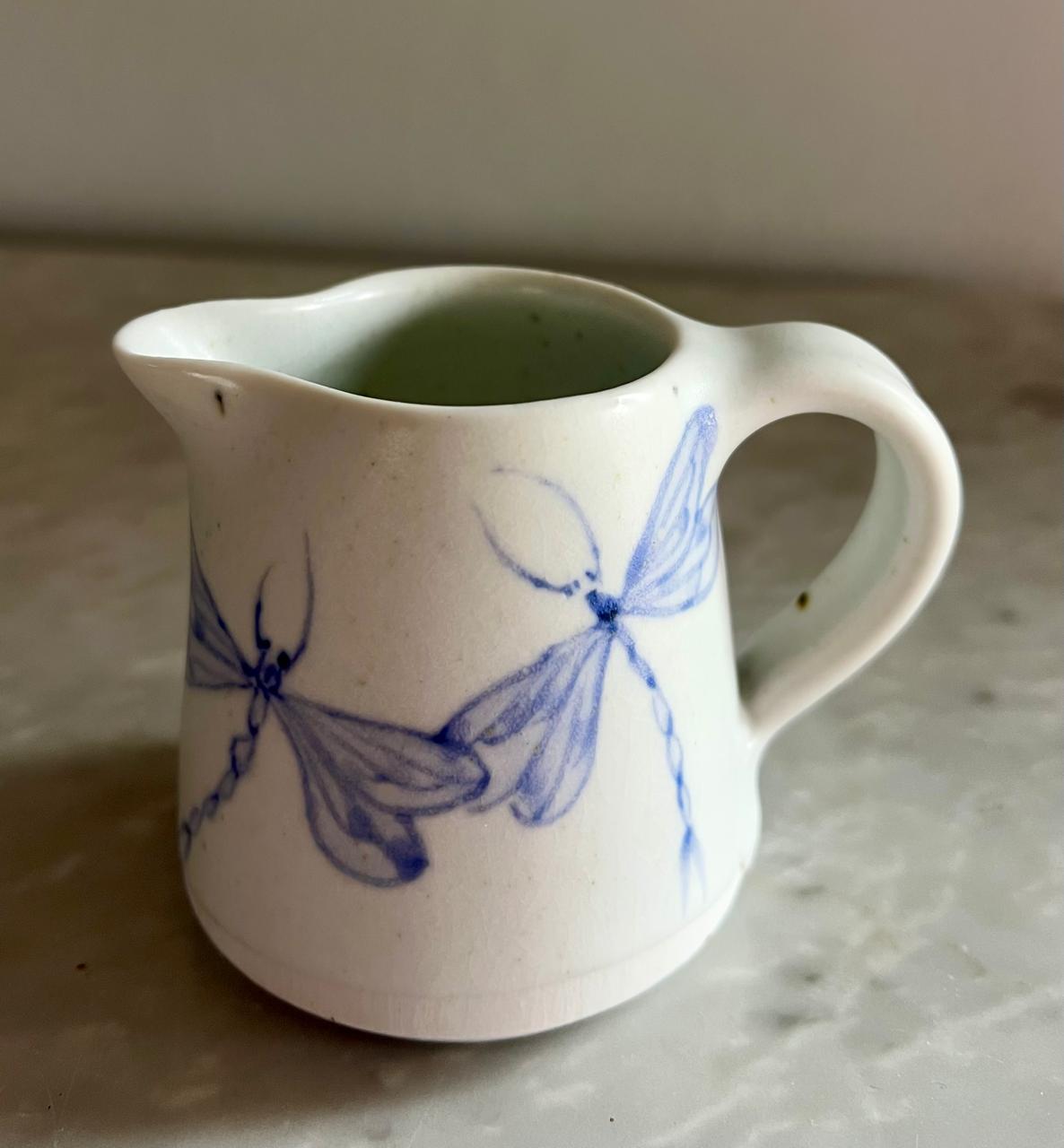 Sarah Walters Small Dragonfly Porcelain Jug