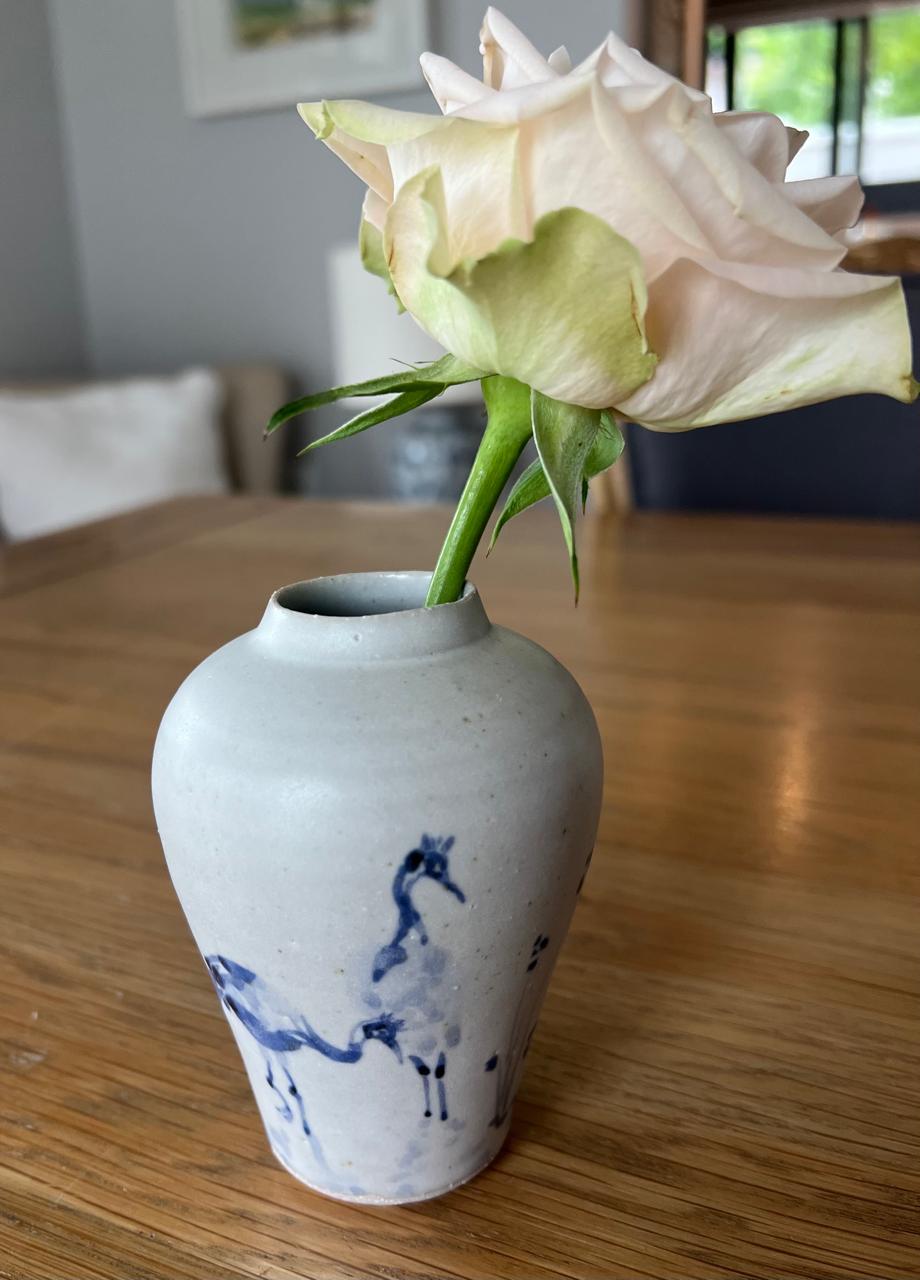 Sarah Walters Small Bird Bud Vase