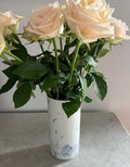 Sarah Walters Tall Porcelain Floral Vase