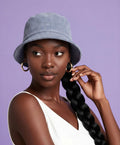 Yisipho Winter Broche Style Hat with Velvet Ribbon