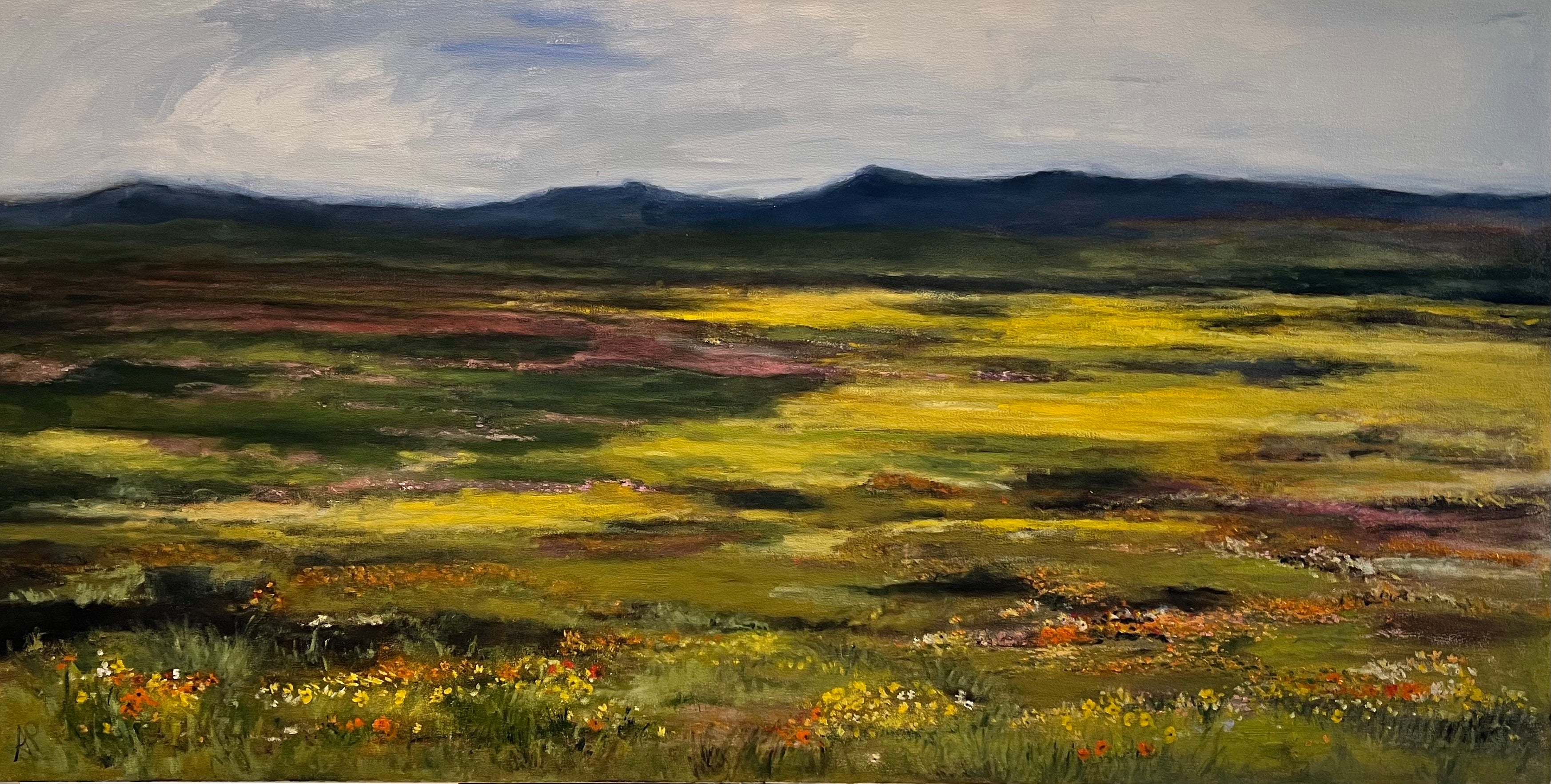 Allison Pilling Original Oil Painting - When the Earth Sings in Colour