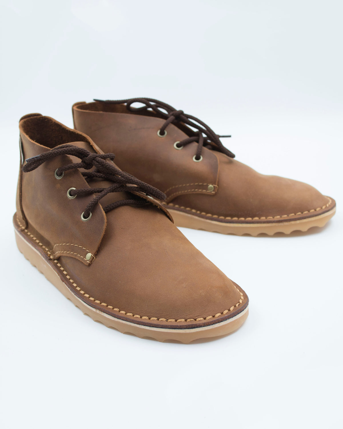 High Cut Veldskoen - Medium Brown by Mark of Legend